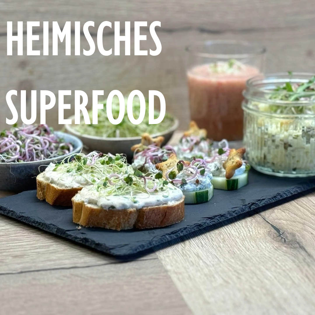 Heimisches Superfood: Sprossen selbst ziehen und zubereiten | Dienstag | 20.1.26 | 18-20 Uhr |